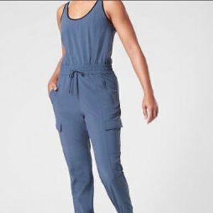 Athleta blue jumpsuit